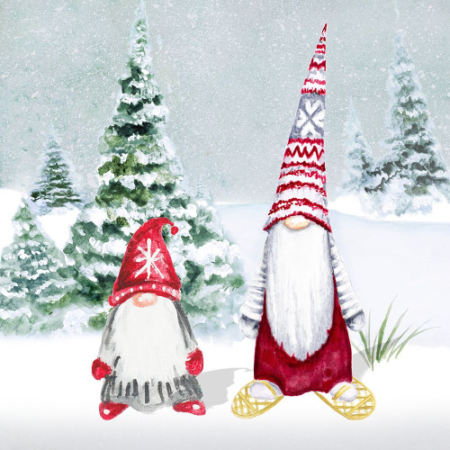 Gnomes on Winter Holiday II Poster Print by Janice Gaynor # 14809N