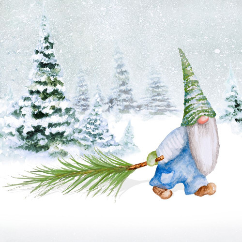 Gnomes on Winter Holiday I Poster Print by Janice Gaynor # 14809M