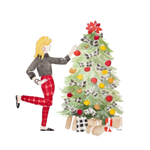 Decorating Christmas I Poster Print by Lanie Loreth # 14526