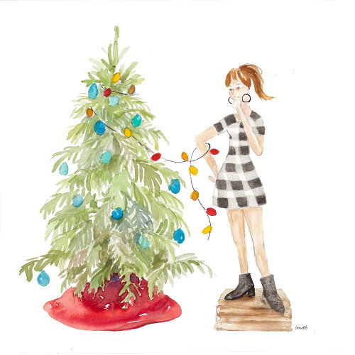 Decorating Christmas II Poster Print by Lanie Loreth # 14527