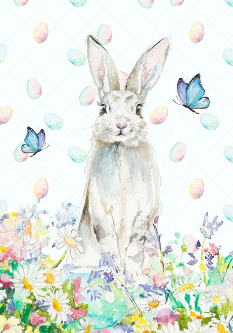 Tall Easter Bunny Poster Print by Patricia Pinto # 14412D
