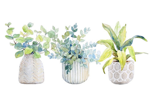 Decorative Plant Trio I Poster Print by Lanie Loreth # 14371A
