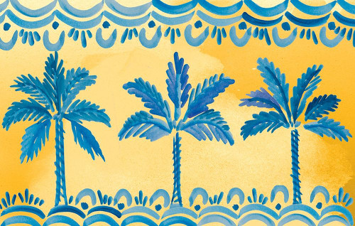 Sunny Palms Poster Print by Ani Del Sol # 14203AD