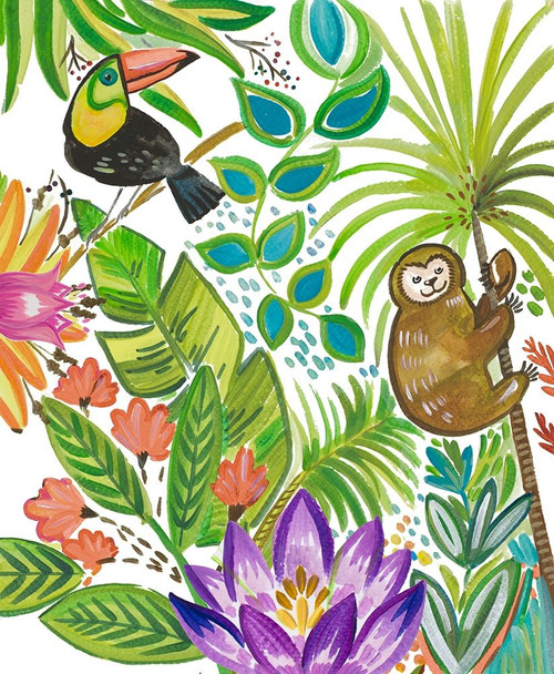 Tropical Wildlife II Poster Print by Ani Del Sol # 14202AA
