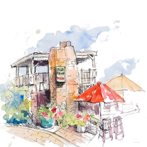 Old Town Tavern Poster Print by Lanie Loreth # 14066AA