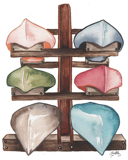 Lake Canoes Poster Print by Elizabeth Medley # 14076H