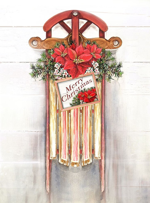 Joyeux Noel Sleigh Poster Print by Diannart Diannart # 14255A