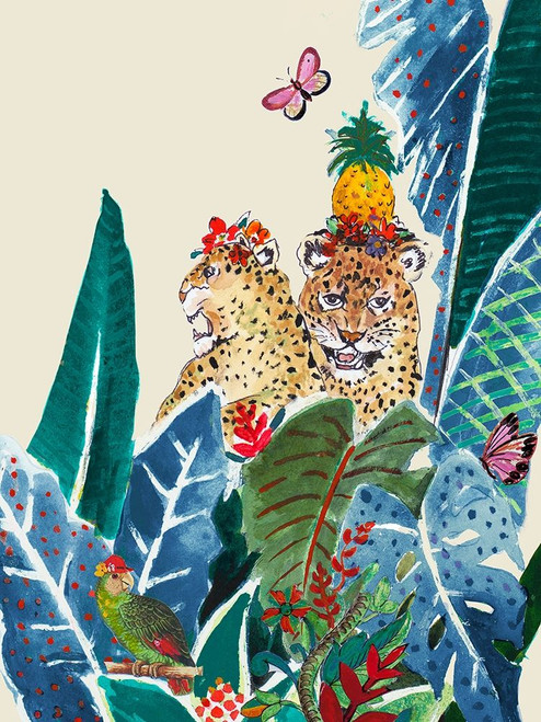 Jungle Carnival on Cream Poster Print by Patricia Pinto # 14013A