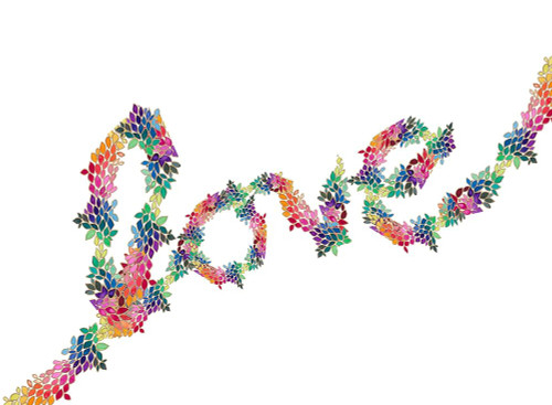 Floral Love Poster Print by Nola James # 13744B