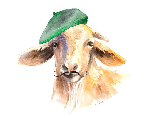 French Goat Poster Print by Lanie Loreth # 13545C