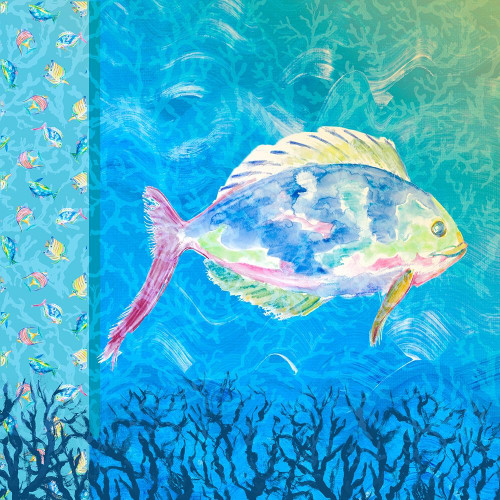 Under the Sea I Poster Print by Julie DeRice # 13597AA