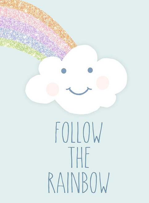 Follow the Rainbow Poster Print by Anna Quach # 13653BL