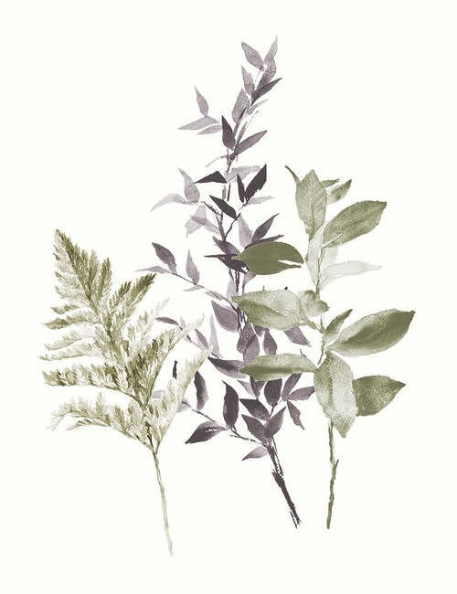 Tonal Leaves I Poster Print by Lanie Loreth # 13617AS