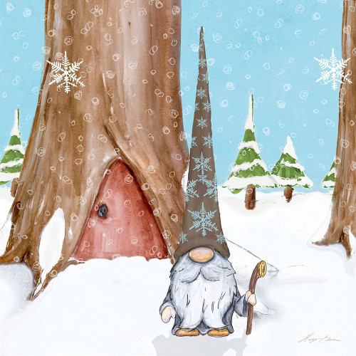 Winter Gnome IV Poster Print by Hugo Edwins # 13293AA