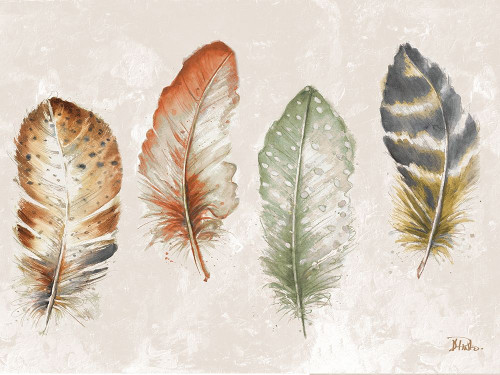 Watercolor Feathers Poster Print by Patricia Pinto # 11051E