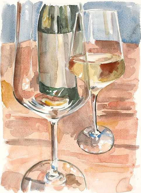 Wine Series I Poster Print by Heather A. French-Roussia # 10880D