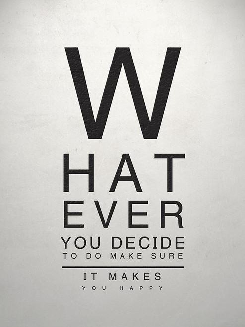 Inspirational Eye Chart III Poster Print by SD Graphics Studio SD Graphics Studio # 11081B