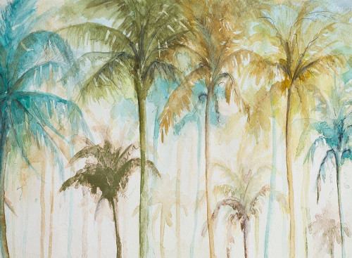 Watercolor Palms Poster Print by Patricia Pinto # 11347H
