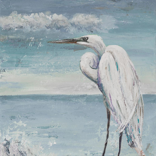Great Egret Standing Poster Print by Patricia Pinto # 10816J