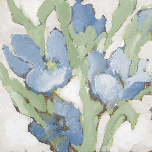 Blue Begonias II Poster Print by Lanie Loreth # 10823A