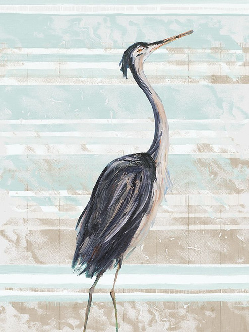 Grey Heron II Poster Print by Julie DeRice # 10582H