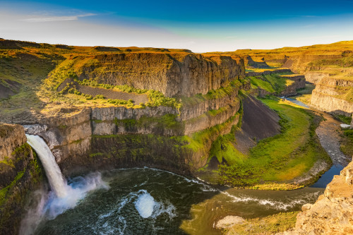 Palouse Falls; Washington, United States of America Poster Print by The Nature Collection (19 x 12) # 12575494