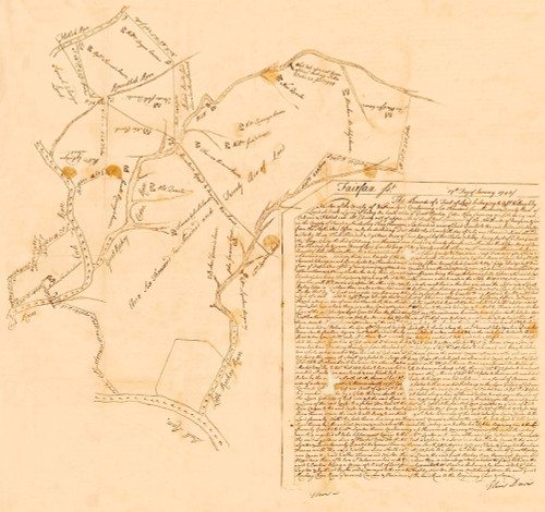 Fairfax County Virginia - Davis 1748 by Davis (12 x 11)