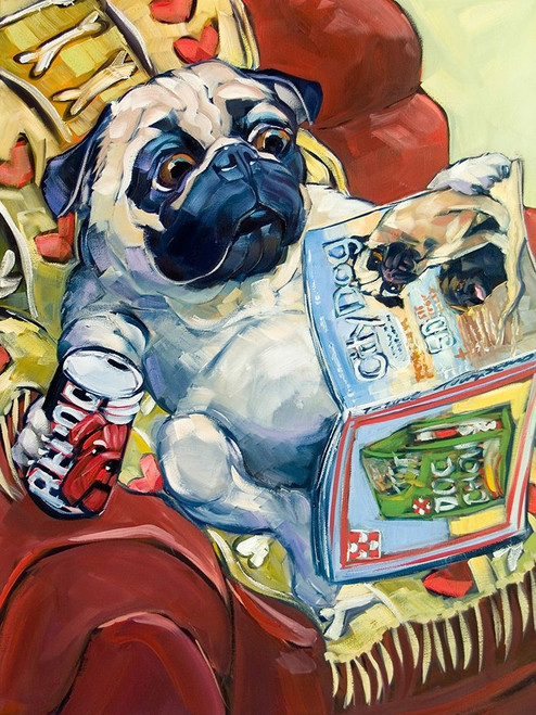 Bark a Lounger by CR Townsend (18 x 24)