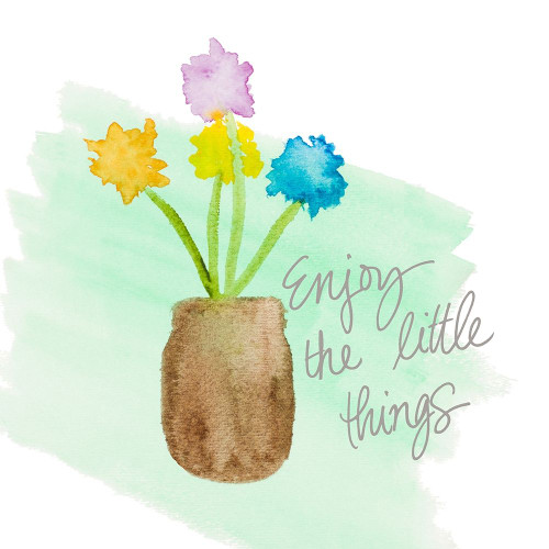 Enjoy The Little Things by Melanie Torres (24 x 24)