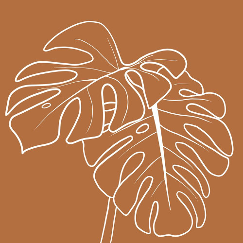 Terracotta Palms Square by Melanie Torres (24 x 24)