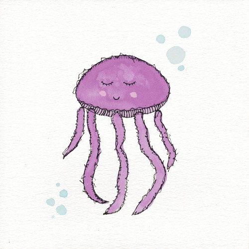 Jellyfish by Melanie Torres (24 x 24)