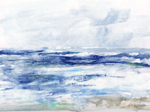 Soft Ocean Waters II by Sally Swatland (24 x 18)