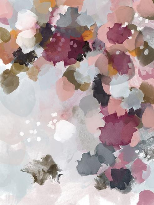 Fall Leaves Watercolor Abstract by Leah Straatsma (18 x 24)