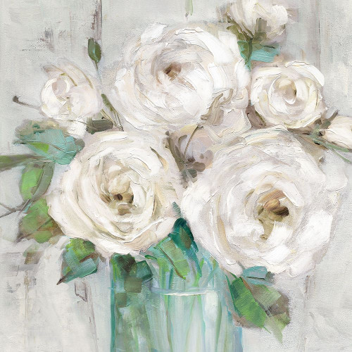 Cottage Whites by Sally Swatland (12 x 12)