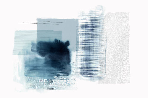 Sheets of Blue II by PI Studio (24 x 18)