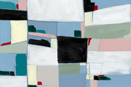 Blue Lattice I by PI Studio (24 x 18)