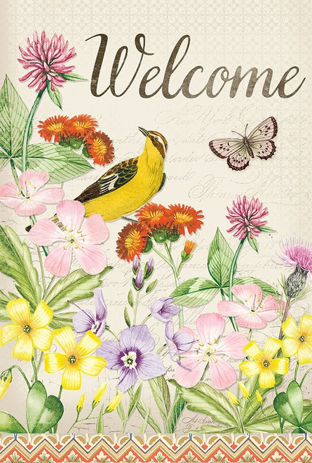 Welcome Wild flowers by Unknown (18 x 24)