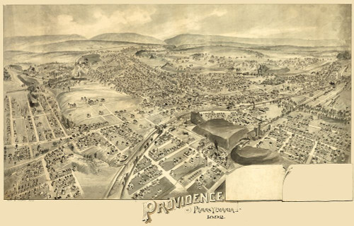 Providence Pennsylvania -1892 by Unknown (15 x 24)