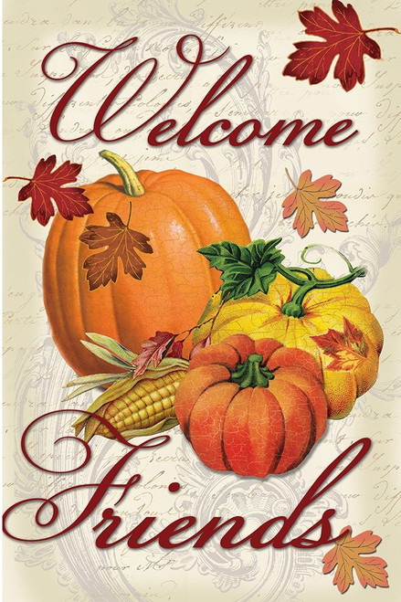 Welcome Friends Fall by Unknown (15 x 24)