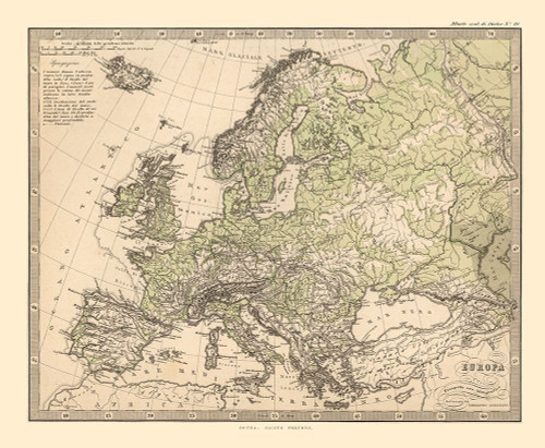 Europe - Santini 1794 by Santini (24 x 18)