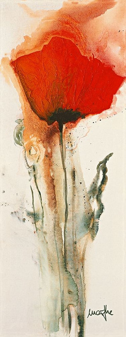 Mohnblumen I by Marthe (9 x 24)