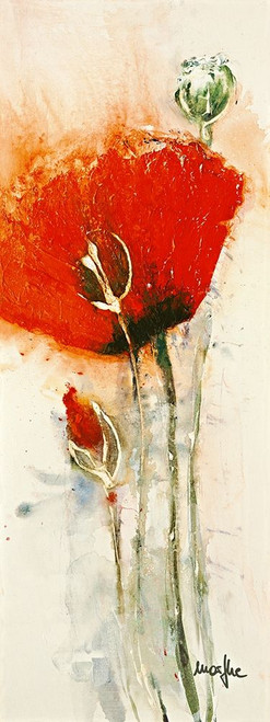Mohnblumen II by Marthe (9 x 24)