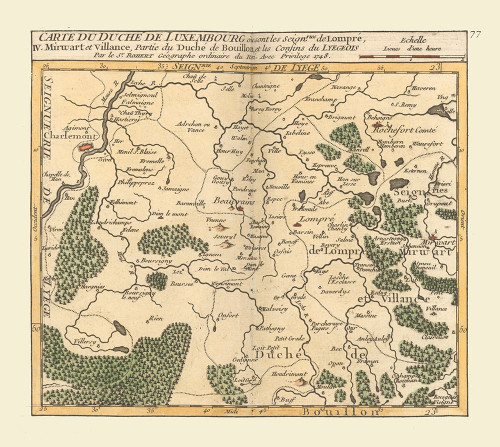 Namur Province Belgium - Robert 1748 by Robert (12 x 11)