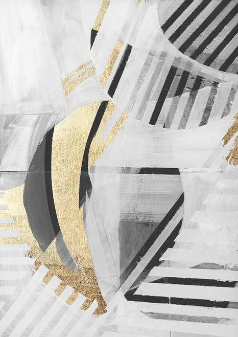 Black White Gold II by Cartissi (18 x 24)