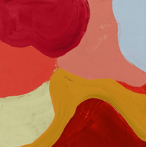 Red Clouds III by Cartissi (11 x 12)