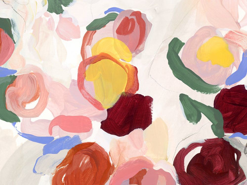 Pastel Flowers II by Isabelle Z (24 x 18)
