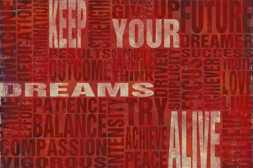 Keep Your Dreams Alive by SD Graphics Studio (24 x 18)