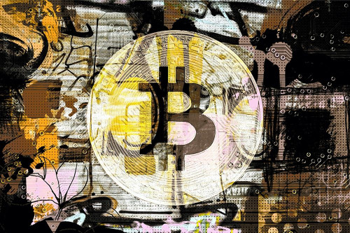Crypto Currency Bitcoin II by Irena Orlov (24 x 18)