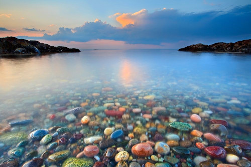 Colored Rocks by Patrick Zephyr (24 x 16)