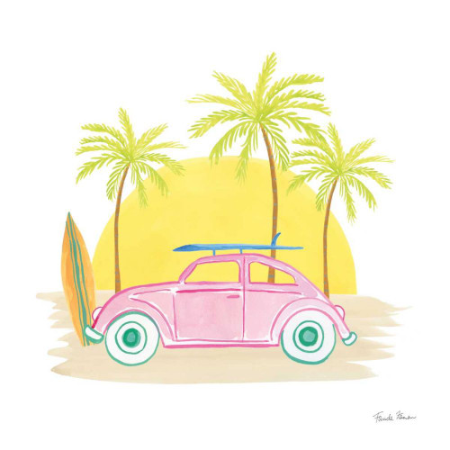 Beach Cruiser II by Farida Zaman (24 x 24)